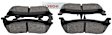 BE711 Rear Blue Series Ceramic Brake Pad Set