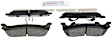 1999 Ford F-150 - Rear Ceramic Brake Pad Set, Blue Series