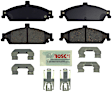 2005 Pontiac Grand Am - Front Ceramic Brake Pad Set, 2.2L 4Cyl, Blue Series