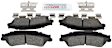 1998 Isuzu Hombre - Rear Ceramic Brake Pad Set, Blue Series