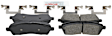1998 Ford F-250 - Rear Ceramic Brake Pad Set, Over 8500 lb GVW, Blue Series