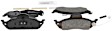 1999 Mercedes Benz ML430 - Front Semi-metallic Brake Pad Set, 4.3L 8Cyl, Blue Series