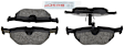 BE763 Rear Blue Series Semi-metallic Brake Pad Set