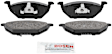 BE768 Front Blue Series Semi-metallic Brake Pad Set