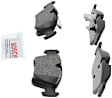 BE781 Front Blue Series Semi-metallic Brake Pad Set