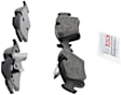 BE781 Front Blue Series Semi-metallic Brake Pad Set