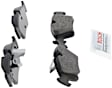 BE781 Front Blue Series Semi-metallic Brake Pad Set