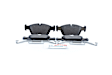 BE781H Front Blue Series Semi-metallic Brake Pad Set