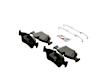 BE781H Front Blue Series Semi-metallic Brake Pad Set