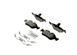 BE781H Front Blue Series Semi-metallic Brake Pad Set