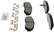 2010 Honda Accord - Front Ceramic Brake Pad Set, 3.5L 6Cyl, Blue Series