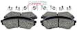 BE798H Front Blue Series Ceramic Brake Pad Set