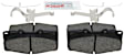 2003 Toyota Tacoma - Front Ceramic Brake Pad Set, 2.7L 4Cyl, Blue Series