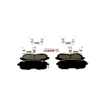 BE815BH Front Euroline Series Ceramic Brake Pad Set