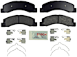 2005 Ford Excursion - Front Semi-metallic Brake Pad Set, Blue Series
