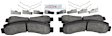 2005 Ford Excursion - Front Semi-metallic Brake Pad Set, Blue Series