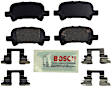 2004 Toyota Camry - Rear Ceramic Brake Pad Set, 2.4L 4Cyl, US Built, Blue Series