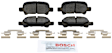 2004 Toyota Camry - Rear Ceramic Brake Pad Set, 2.4L 4Cyl, US Built, Blue Series