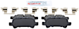 2004 Toyota Camry - Rear Ceramic Brake Pad Set, 2.4L 4Cyl, US Built, Blue Series
