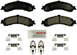 2003 GMC Yukon - Rear Ceramic Brake Pad Set, 4.8L 8Cyl, 4WD, Blue Series