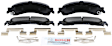 2003 GMC Yukon - Rear Ceramic Brake Pad Set, 4.8L 8Cyl, 4WD, Blue Series