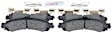 2003 GMC Yukon - Rear Ceramic Brake Pad Set, 4.8L 8Cyl, 4WD, Blue Series