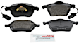 BE840 Front Blue Series Semi-metallic Brake Pad Set