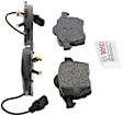 BE840 Front Blue Series Semi-metallic Brake Pad Set