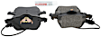 BE840 Front Blue Series Semi-metallic Brake Pad Set