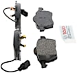BE840 Front Blue Series Semi-metallic Brake Pad Set