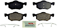 2005 Mercury Mariner - Front Semi-metallic Brake Pad Set, 2.3L 4Cyl, Blue Series