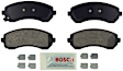 2002 Buick Rendezvous - Front Semi-metallic Brake Pad Set, 3.4L 6Cyl, Blue Series