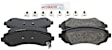 2002 Buick Rendezvous - Front Semi-metallic Brake Pad Set, 3.4L 6Cyl, Blue Series