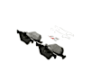 BE853H Front Blue Series Semi-metallic Brake Pad Set