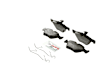 BE853H Front Blue Series Semi-metallic Brake Pad Set