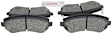 BE856 Front Blue Series Semi-metallic Brake Pad Set