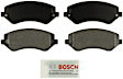 BE856A Front Blue Series Semi-metallic Brake Pad Set