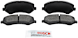 BE856A Front Blue Series Semi-metallic Brake Pad Set
