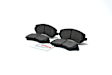 BE856A Front Blue Series Semi-metallic Brake Pad Set