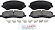 BE856AH Front Blue Series Semi-metallic Brake Pad Set
