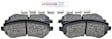BE856AH Front Blue Series Semi-metallic Brake Pad Set