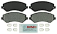BE856AH Front Blue Series Semi-metallic Brake Pad Set