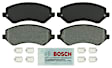 BE856AH Front Blue Series Semi-metallic Brake Pad Set