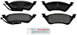 2007 Dodge Grand Caravan - Rear Semi-Metallic Brake Pad Set, Blue Series