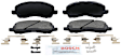 BE866H Front Blue Series Ceramic Brake Pad Set