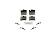 2008 Mercedes Benz CLK350 - Rear Semi-metallic Brake Pad Set, 3.5L 6Cyl, Euroline Series