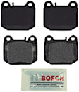 BE874 Rear Blue Series Semi-metallic Brake Pad Set