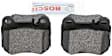 BE874 Rear Blue Series Semi-metallic Brake Pad Set