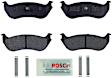 2005 Ford Explorer - Rear Ceramic Brake Pad Set, 4.0L 6Cyl, Blue Series