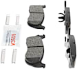 2005 Ford Explorer - Rear Ceramic Brake Pad Set, 4.0L 6Cyl, Blue Series